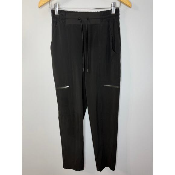 Athleta High Road Cargo Pant Black Lightweight Travel Women's Sz 0 - Picture 2 of 11